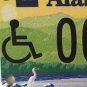 Alabama HANDICAP MOTORCYCLE 00000 PROTOTYPE license plate sample repeating 0