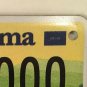 Alabama HANDICAP MOTORCYCLE 00000 PROTOTYPE license plate sample repeating 0