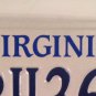 Virginia COMBAT WOUNDED PURPLE HEART license plate Vietnam Iraq Afghanistan War