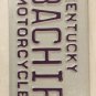 MOTORCYCLE vanity BACHIR BACK HER license plate Biker Biking Harley BMW Triumph
