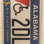 U.S. COAST GUARD USCG license plate Military Coasties Semper Paratus Coastie