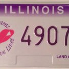 BREAST CANCER Pink Ribbon license plate Susan Komen Survivor Mammogram Save Life