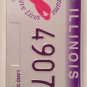 BREAST CANCER Pink Ribbon license plate Susan Komen Survivor Mammogram Save Life