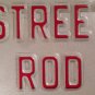STREET ROD Custom Classic American Car license plate Rat Rodding Roadster Muscle
