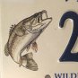 WILDLIFE BASS FISH license plate  Wild Fisherman Angler fishing pole angling
