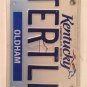 Kentucky vanity TURTLE license plate Slow Wild Animal Wildlife Tortoise