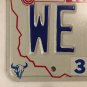 MT vanity WE ARE number 88 license plate NASCAR Dale Earnhardt Jr 1988 Stock Car