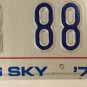 MT vanity WE ARE number 88 license plate NASCAR Dale Earnhardt Jr 1988 Stock Car
