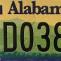 Alabama HANDICAP MOTORCYCLE D08Q PROTOTYPE license plate sample D 08 Q