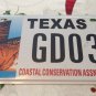 TX WILDLIFE REDFISH license Plate Park Angling Fishing Fisherman fish Gulf Coast