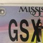 MOTORCYCLE vanity SUZUKI GSXR UP license plate 750 GSX R750 600 GSX-R  250 400