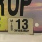 MOTORCYCLE vanity SUZUKI GSXR UP license plate 750 GSX R750 600 GSX-R  250 400