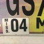 MOTORCYCLE vanity SUZUKI GSXR UP license plate 750 GSX R750 600 GSX-R  250 400
