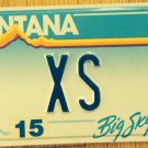 Vanity XS EXCESS license plate Over Too Much Song Insurance Chemistry Extreme