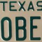 Vanity ROBE ROBERT license plate Robbie Bobby Rob Bert Bertie Bobbie Roberto Bob