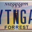 MS vanity WRITING GAL license plate Writer Girl Poet Novelist Lawyer Book Letter