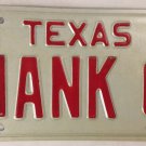 Vanity HANK HENRY license plate Hank 1984 Harry Harold Henrik Henryk Henri Henk