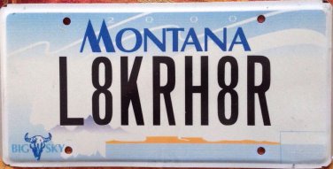 Vanity NBA LA LAKERS HATER license Plate Basketball Los Angeles Staples Center