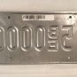 Maryland 1812 license plate QUADRUPLE 0 Zero 0000 repeating number Triple 000 BE