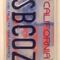 CALIFORNIA United We Stand Vanity JUST BECAUSE license plate Terrorism God 9/11