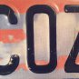 CALIFORNIA United We Stand Vanity JUST BECAUSE license plate Terrorism God 9/11
