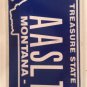 Montana vanity AASLT ASSAULT license plate Attack Rifle Hit Strike Violence Kick