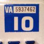 MARYMOUNT UNIVERSITY SAINTS Low Number license plate RSHM Arlington school Rome