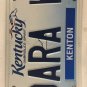 Kentucky vanity DARA W license plate Darah Darra Darice Daira