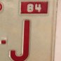 TX vanity SCOT SCOTT J license plate 1984 Scottish Scottie Scotty Scotto
