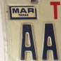 TX vanity AA KIRK license plate 1994 Kirkland Kerk Kirklyn Kirklin Kyrk