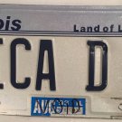 Vanity MICA D 1 license plate Micah Micki Micky Mika Miki Michele Michaela Amika