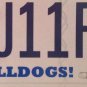 LOUISIANA TECH UNIVERSITY BULLDOGS license plate Ruston LTU La. Lady Techsters