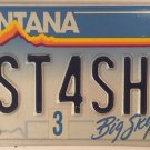 Vanity JUST FOR SHOW off license plate Classic Muscle Car historic Drive  Real