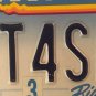 Vanity JUST FOR SHOW off license plate Classic Muscle Car historic Drive  Real