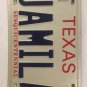 Sesquicentennial vanity JAMILA JAMI LA license plate Jamie James Jim Los Angeles