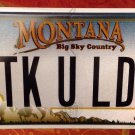 MT vanity TRUCK YOUR LOAD license plate Driver Trucker Pickup Truckie Lorry Van