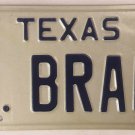 Vanity J BRAD license plate Bradley Bradly Bradford Brady Bradd Bradlee Bradbury