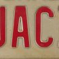 Vanity JACI JACEY license plate Jacee Jacy Jaicee Jacine Jaycee Jaycie Jacki 81