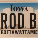 Vanity ROD RODNEY B license plate Roderick Roddy Rodd Rodrigo Rodger Rodrik Roda