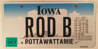 Vanity ROD RODNEY B license plate Roderick Roddy Rodd Rodrigo Rodger Rodrik Roda