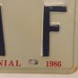 Vanity ELISA ELIZA license plate Lisa Liza Elizabeth Elisabeth Elisha Lizzy Liz