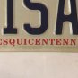 Vanity ELISA ELIZA license plate Lisa Liza Elizabeth Elisabeth Elisha Lizzy Liz