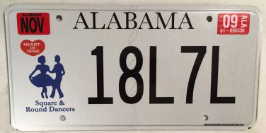 SQUARE & ROUND DANCERS license plate Western American Dancing Folk Cowboy Dance