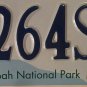 SHENANDOAH NATIONAL PARK license plate Appalachian Trail Old Rag Mountain Hiking
