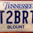 TN vanity ET TU BRUTE license plate Brutus Julius Caesar Roman Shakespeare Rome