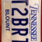 TN vanity ET TU BRUTE license plate Brutus Julius Caesar Roman Shakespeare Rome