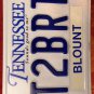 TN vanity ET TU BRUTE license plate Brutus Julius Caesar Roman Shakespeare Rome