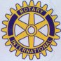 Texas ROTARY CLUB INTERNATIONAL license plate Service Above Self Rotarian Wheel