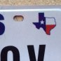 Texas ROTARY CLUB INTERNATIONAL license plate Service Above Self Rotarian Wheel
