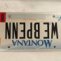 PA vanity WE BE PENN STATE license plate University Nittany Lions PSU Park Upenn